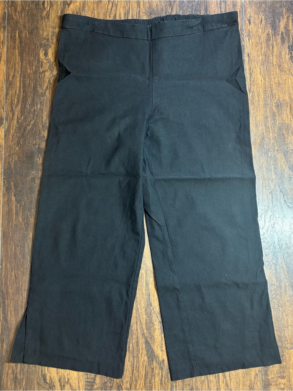 Classic Straight-Leg Black Women's Pants Size Large